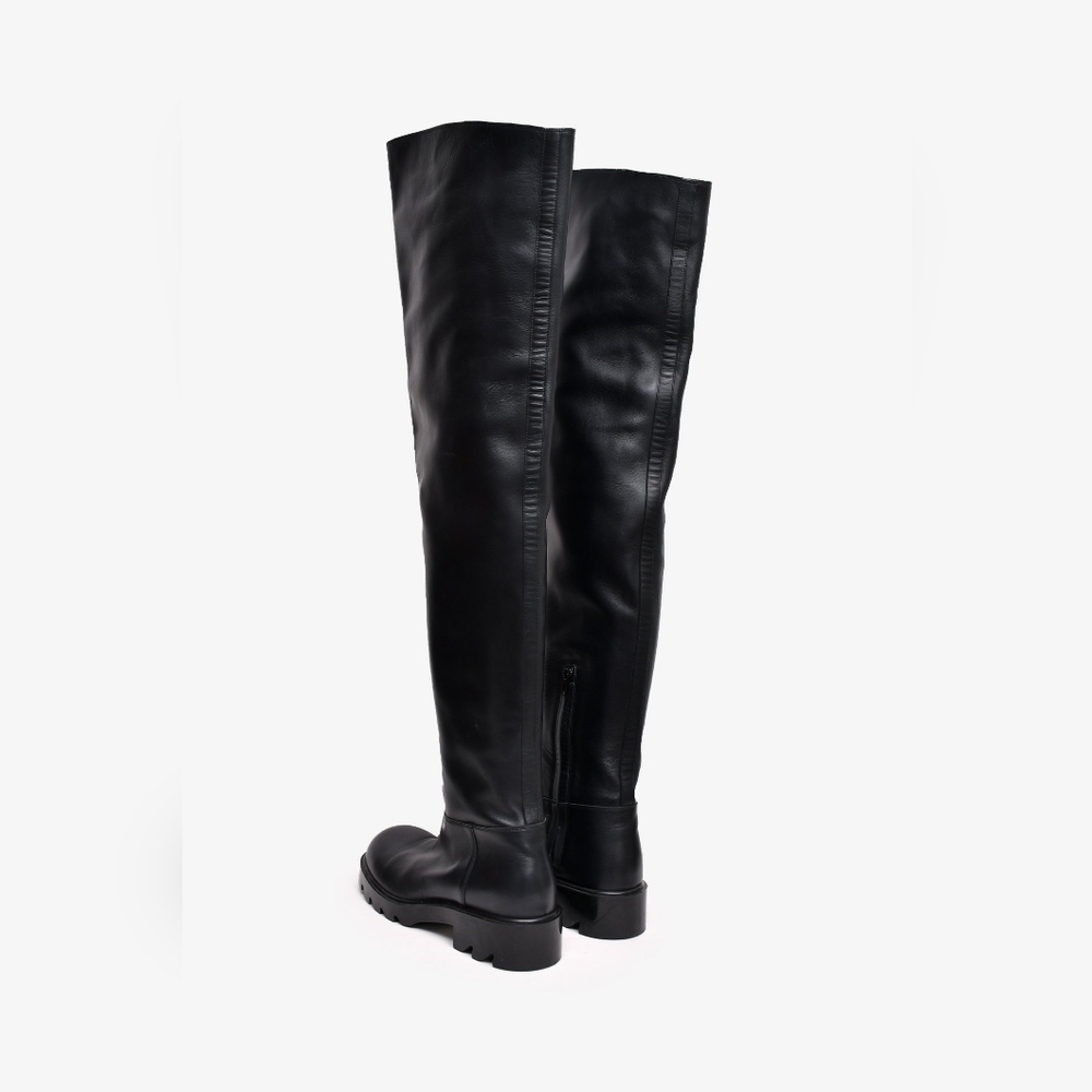Bottega Veneta Black Over-the-Knee Boots